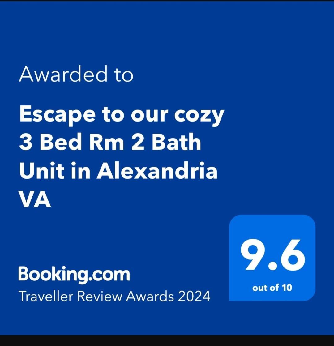 Вілла Escape To Our Cozy 3 Bed Rm 2 Bath Unit In Alexandria Va Екстер'єр фото